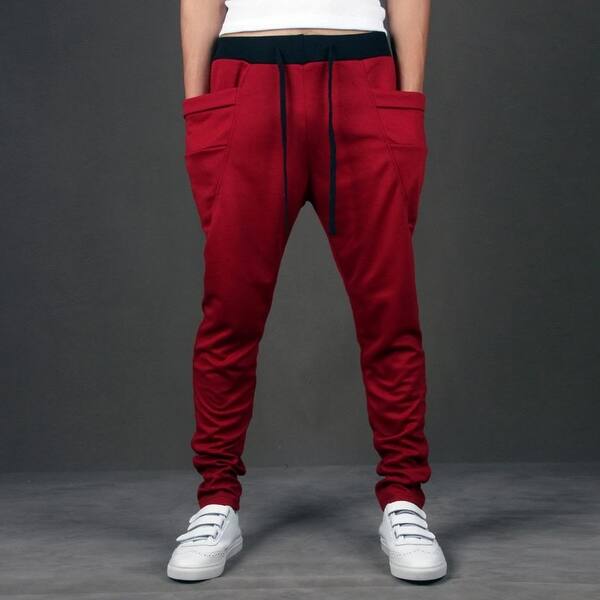 Shop Mens Casual Jogger Dance Sportwear Baggy Harem Pants Slacks