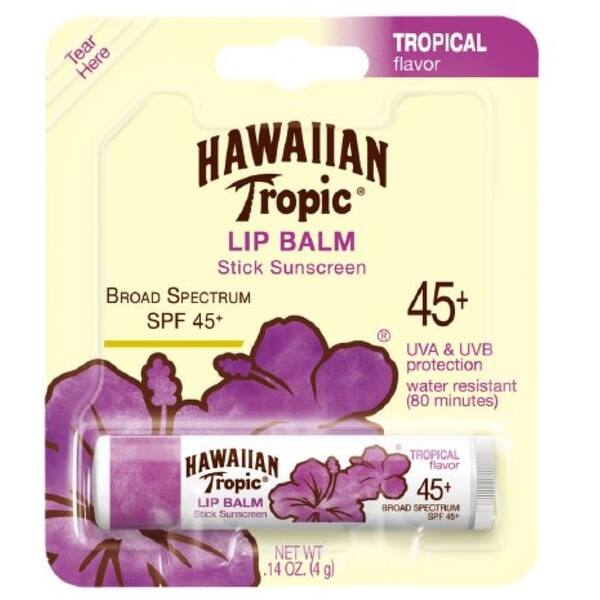Hawaiian Tropic Lip Balm Stick Sunscreen Spf 45 Tropical 0 14 Oz Overstock 11678378 Os primeiros produtos solares foram desenvolvidos por um surfista. overstock com