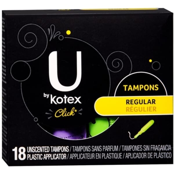 U By Kotex Click Unscented Tampons Regular 18 Each Free U By Kotex Click Unscented Tampons Regular 18 Each