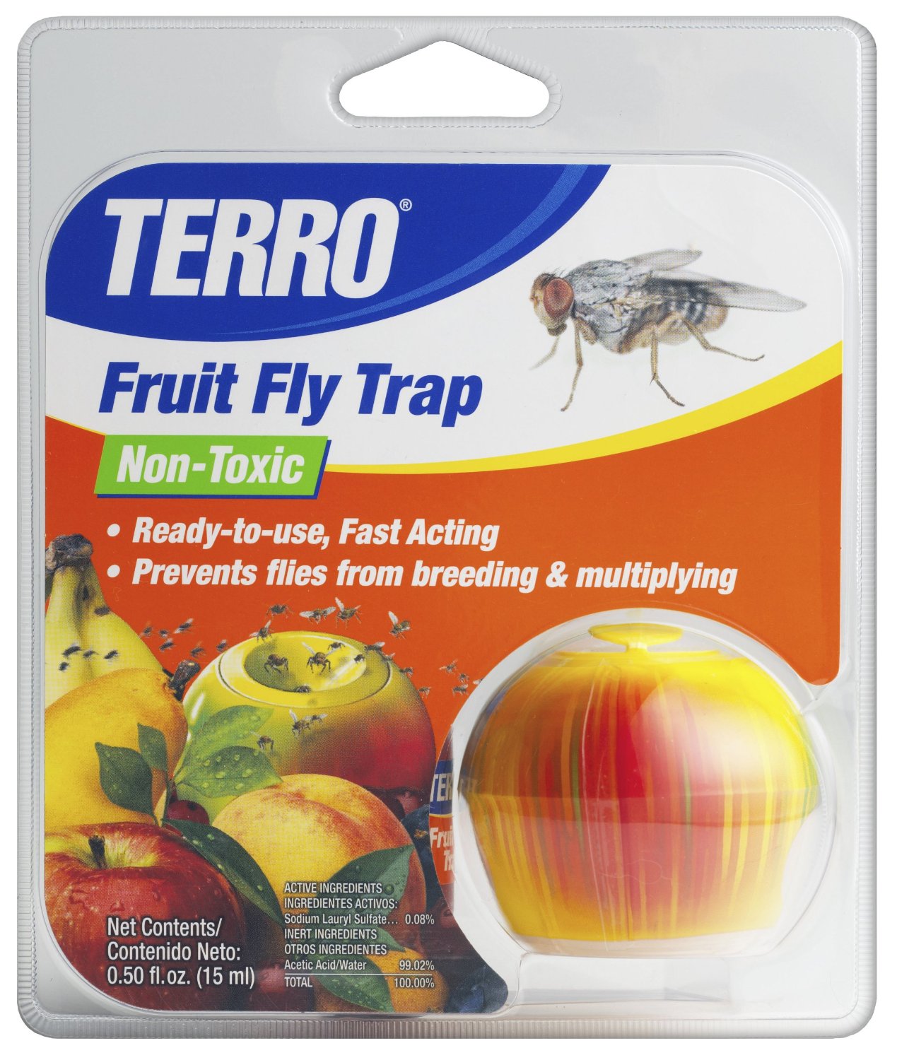 Senoret Chemical 2500 Terro Fruit Fly Traps Non-Toxic Ready-To-Use - Each -  Bed Bath & Beyond - 11652628
