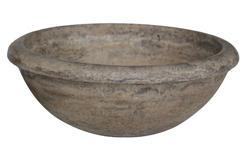 Shop Rim Top Natural Stone Vessel Sink - Antico Travertine ...