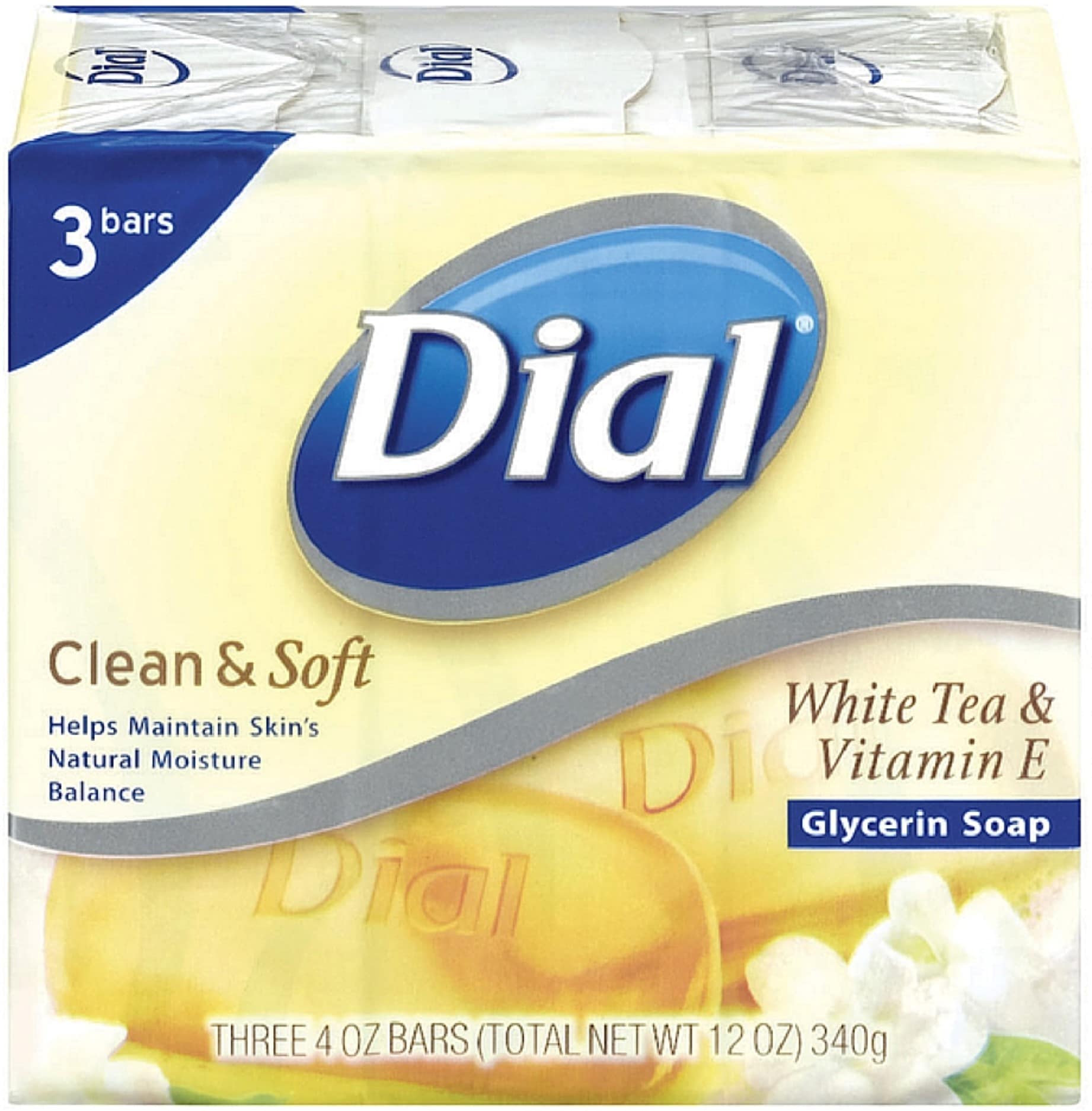 dial glycerin bar soap white tea & vitamin e