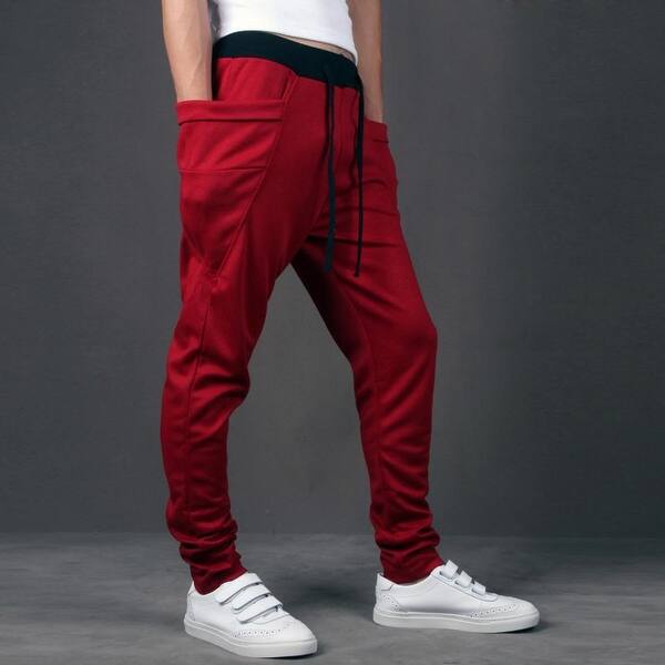 Shop Mens Casual Jogger Dance Sportwear Baggy Harem Pants Slacks