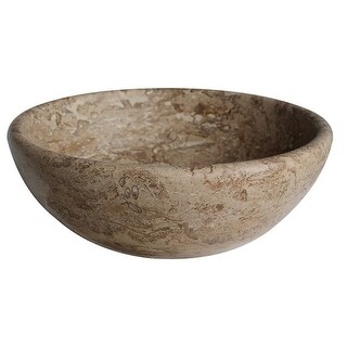 Classic Natural Stone Vessel Sink Noce Travertine