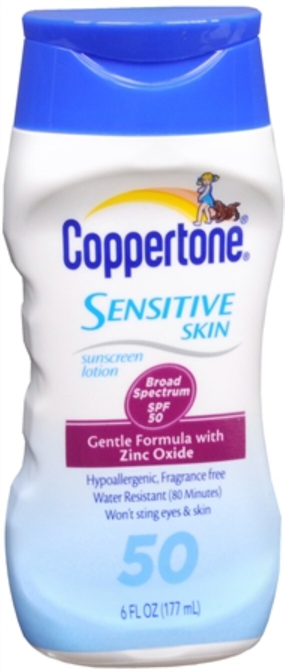coppertone sensitive skin spf 50 lotion