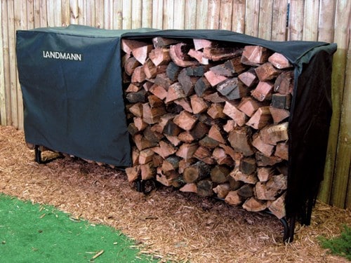 Landmann USA 82471 Heavy Duty Log Rack Cover 8 Feet Black