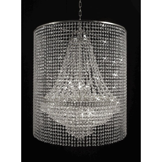 Shop Empire Crystal Chandelier Lighting With Crystal Shade On Sale