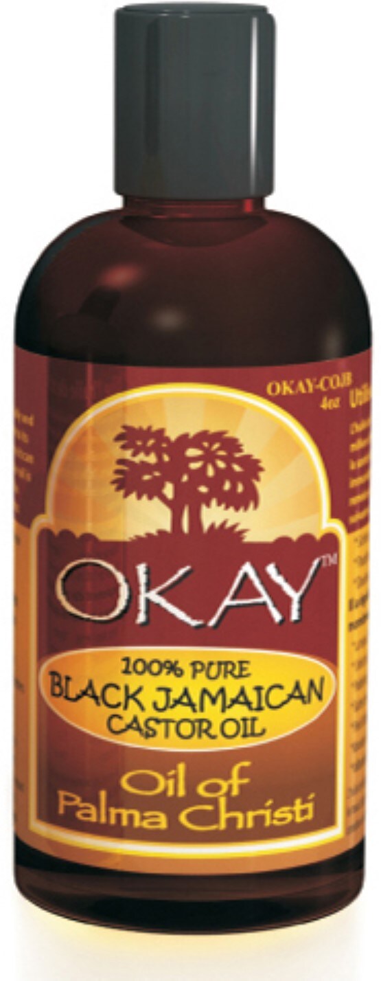 Okay 100 Percent Pure Black Jamaican Castor Oil 4 Oz Overstock 11674333 Pack Of 1