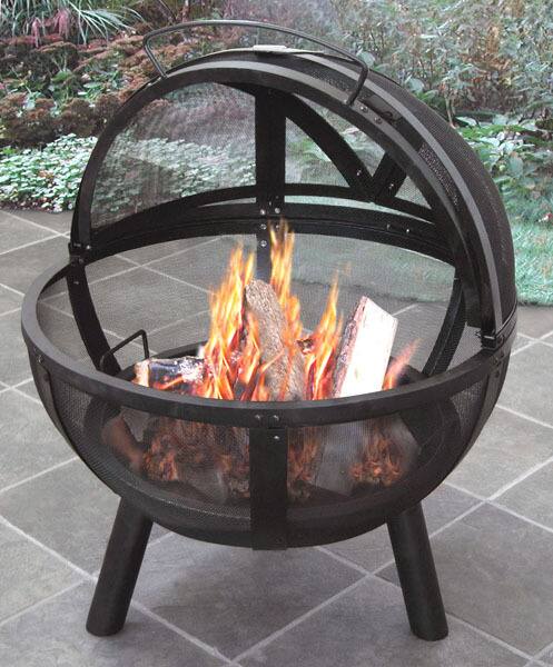Shop Landmann Usa 28925 Ball Of Fire Outdoor Fireplace Black