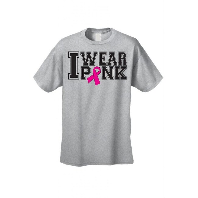 Shop Unisex T Shirt I Wear Pink Breast Cancer Support ...