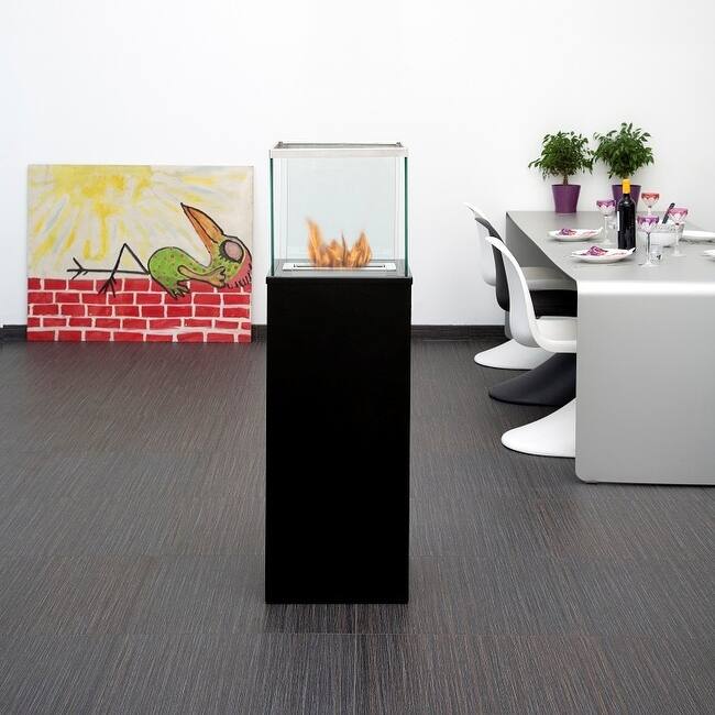 Shop Bio Blaze Outdoor Column Bio Ethanol Fireplace Black