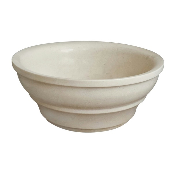 Elegant Natural Stone Vessel Sink - Limestone