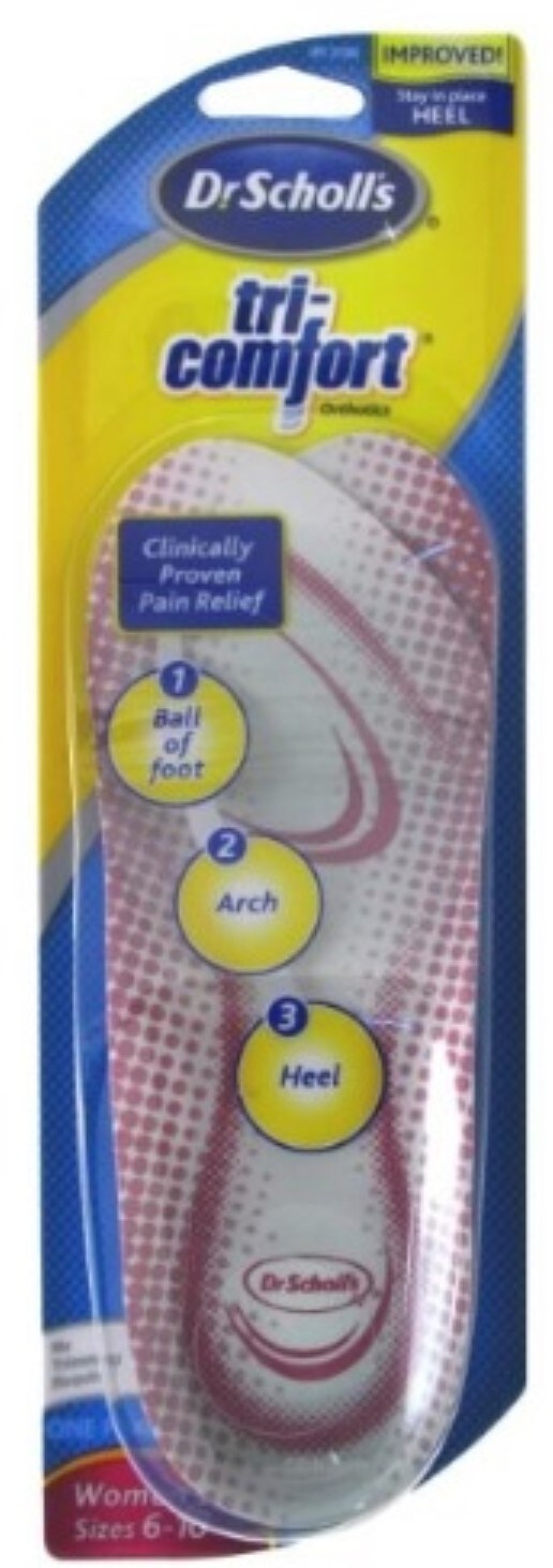 Shop Dr Scholl S Tri Comfort Orthotics Women S 6 10 1 Pair