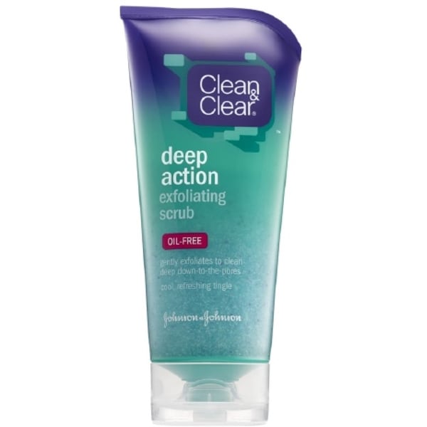 CLEAN & CLEAR Deep Action Exfoliating Scrub Oil-Free 5 oz - 18604093 ...