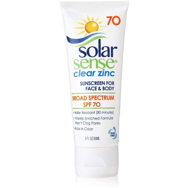 solar sense clear zinc sunscreen