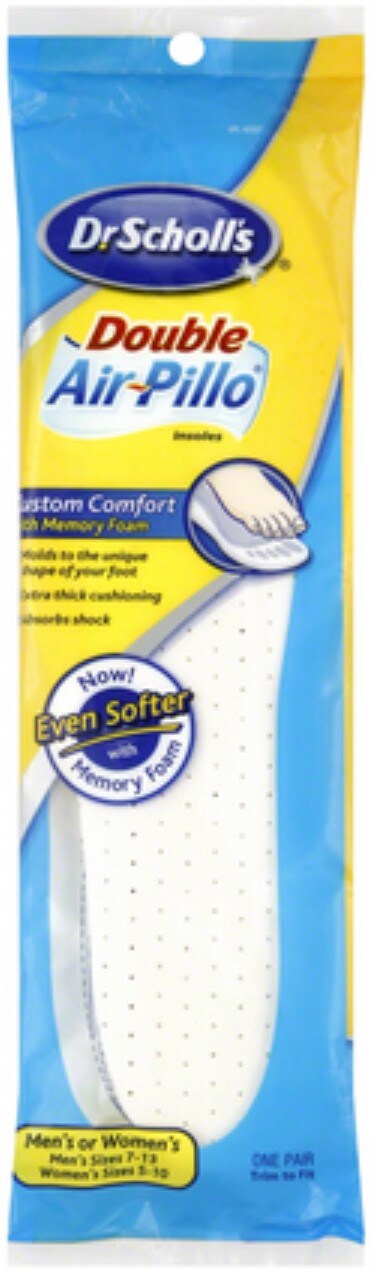 dr scholls double air pillo