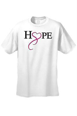 Shop Unisex T Shirt Hope Love Support Breast Cancer Awareness Pink Ribbon Overstock 11598543