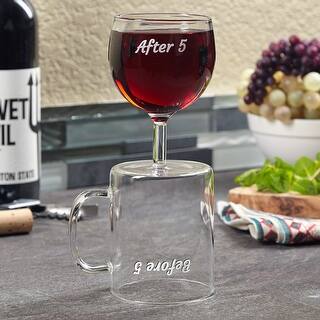 glass wine holder Floating Wine Glass Rack Black
