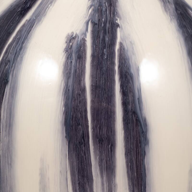 Sagebrook Home's Abstract Pattern Glass Vase