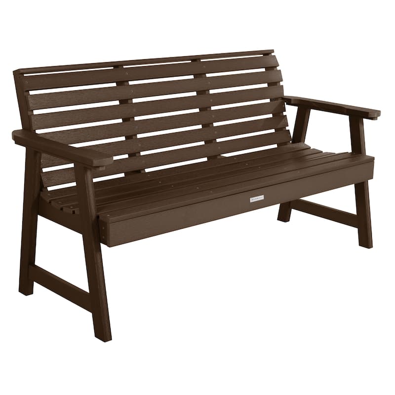 HIGHWOOD Weatherly 5-foot Eco-friendly Synthetic Wood Garden Bench - Brown