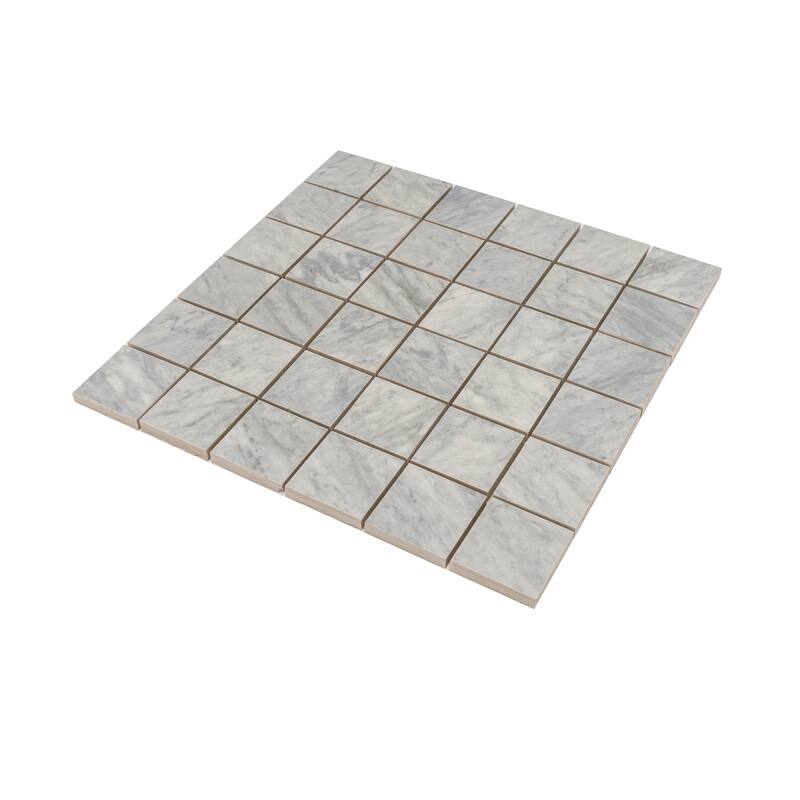 Regalia 12x12 in. Matte Gres Porcelain Uniform Square Mosaic Wall and Floor Tile (5.82 sq ft/case, 6-Pack)