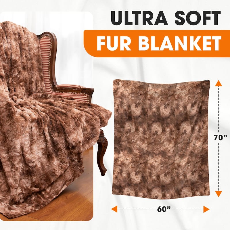 Cheer Collection Ultra Soft and Cozy Multi Colored Throw Blanket