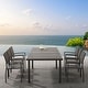 preview thumbnail 13 of 25, HIGOLD Heck Extendable Outdoor Dining Set for 8 Persons, Aluminum - 8 Seater