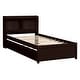 preview thumbnail 38 of 64, Wood Storage Bed with Trundle,Bookcase