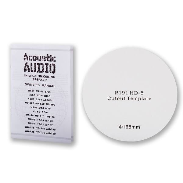 Shop Acoustic Audio Hd 5 In Ceiling Speakers Surround Sound Home