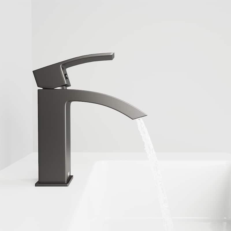 VIGO Satro 7" H Single Handle Single Hole Bathroom Faucet