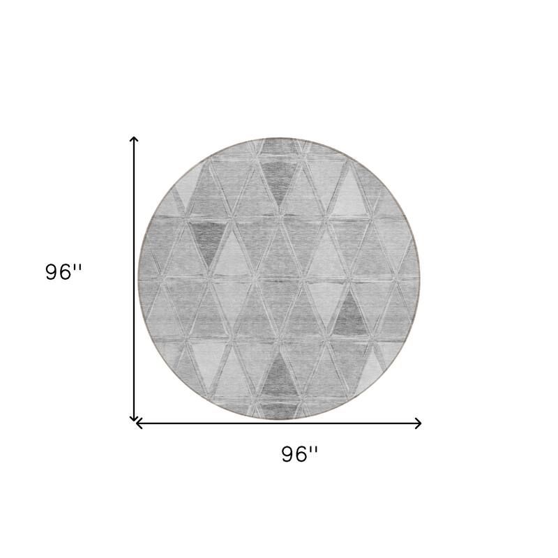 HomeRoots Geometric Transitional Rectangle Outdoor Rug