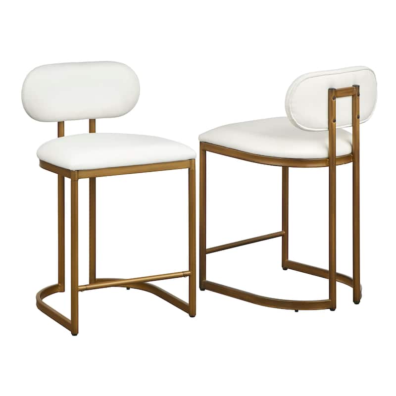 angelo:HOME Perry 24-Inch Metal Counter Stools (Set of 2)