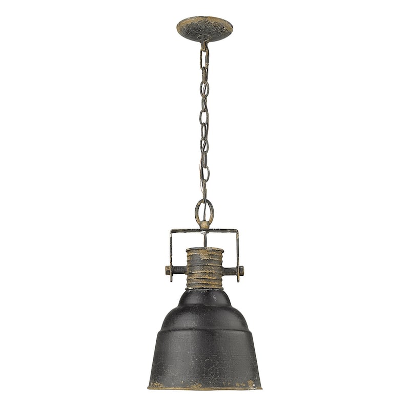 Golden Lighting Quarry 9" Wide Mini Pendant
