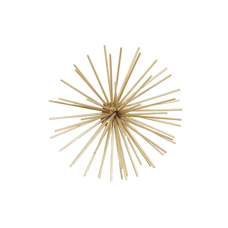 Metal Starburst 3D Home Wall Decor - Set of 3 Gold, Silver, Copper - CosmoLiving by Cosmopolitan