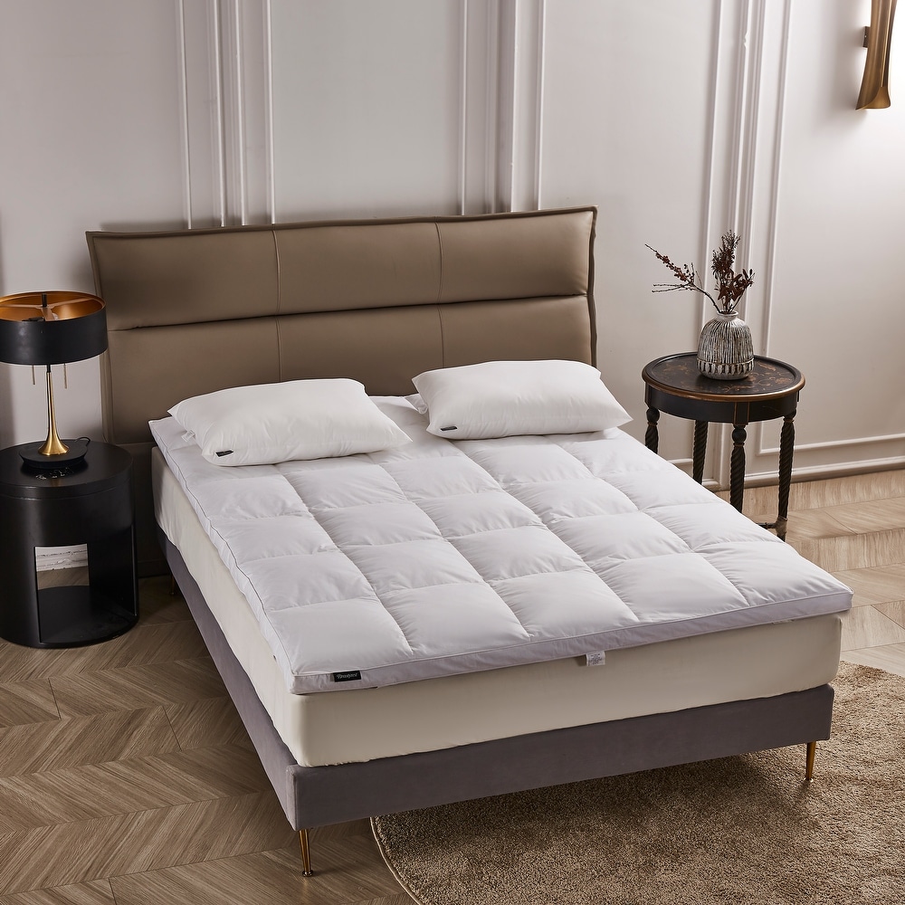 King Size Feather Mattress Pads and Toppers Bed Bath Beyond