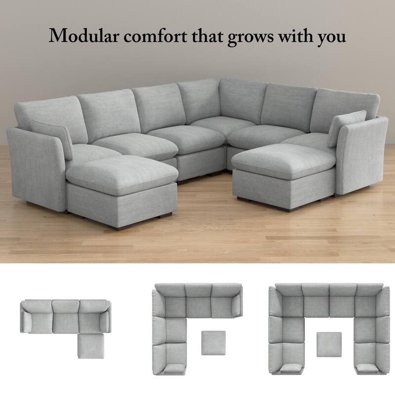 Bush Home Sienna Modular Storage Ottoman