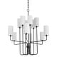 preview thumbnail 1 of 6, Quorum International 698-12 Charlotte 12 Light 37" Wide Chandelier Matte Black