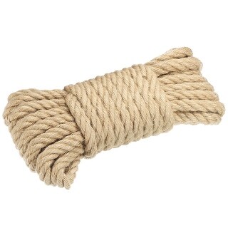 Jute Twine 14mm, 33 Feet Long Brown Twine Rope for DIY Subjects - Bed ...