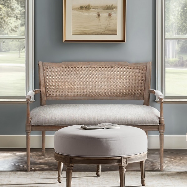 Madison Park Willshire Beige Reclaimed Natural Settee - On Sale