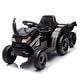preview thumbnail 12 of 16, 12V Kids Ride On Electric Tractor Black Knight,Kids Ride On Toy.2WD,Non-skid tires, steering wheel,With Removable storage tug