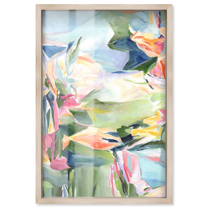 Sunkissed Garden Shadowbox by Art Remedy - Natural - 20" x 30"