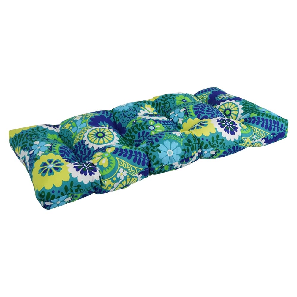 42-inch by 19-inch Tufted Indoor/Outdoor Loveseat/Bench Cushion - 19" x 42"