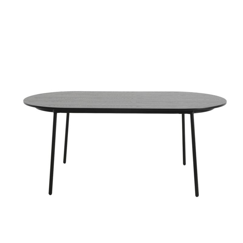 7-Piece Dining Set in White Steel Tule Collection by LeisureMod