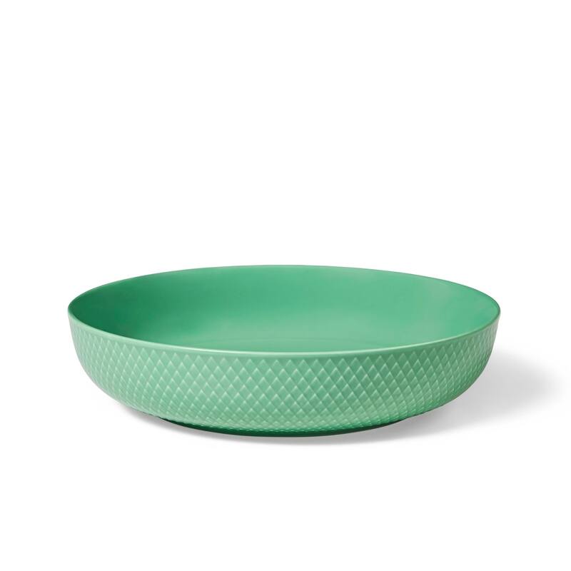 Lyngby Porcelain Rhombe Color Serving Bowl - 11.2" D x 2.6" H