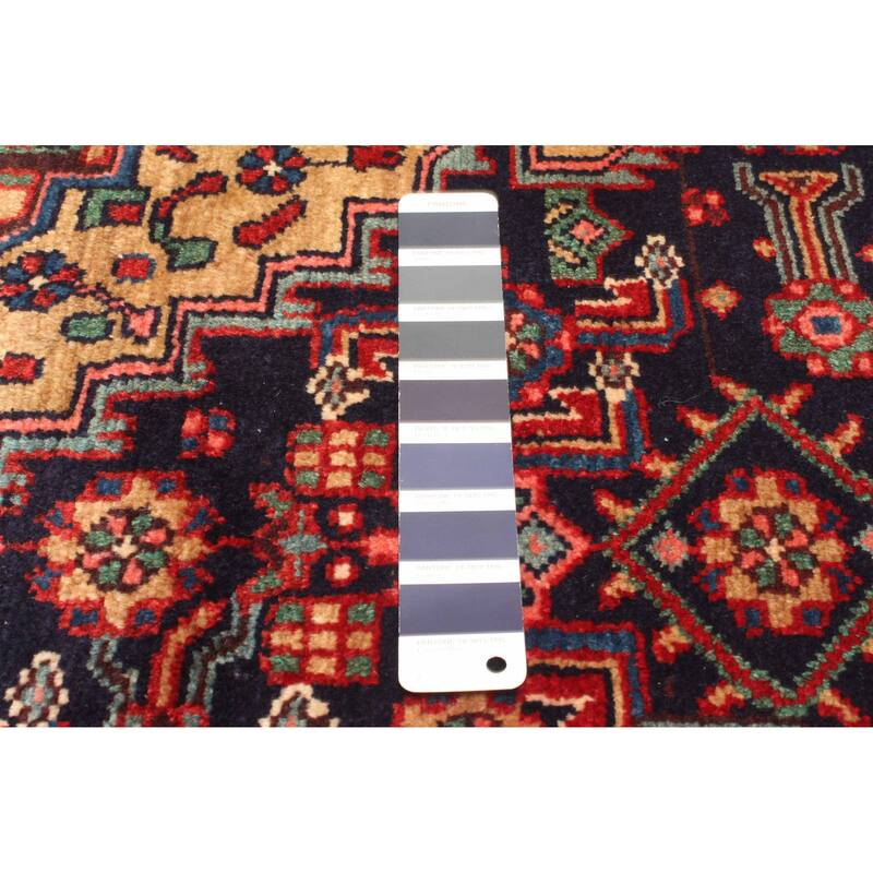 ECARPETGALLERY Hand-knotted Konya Anatolian Dark Navy Wool Rug - 3'5 x 10'0