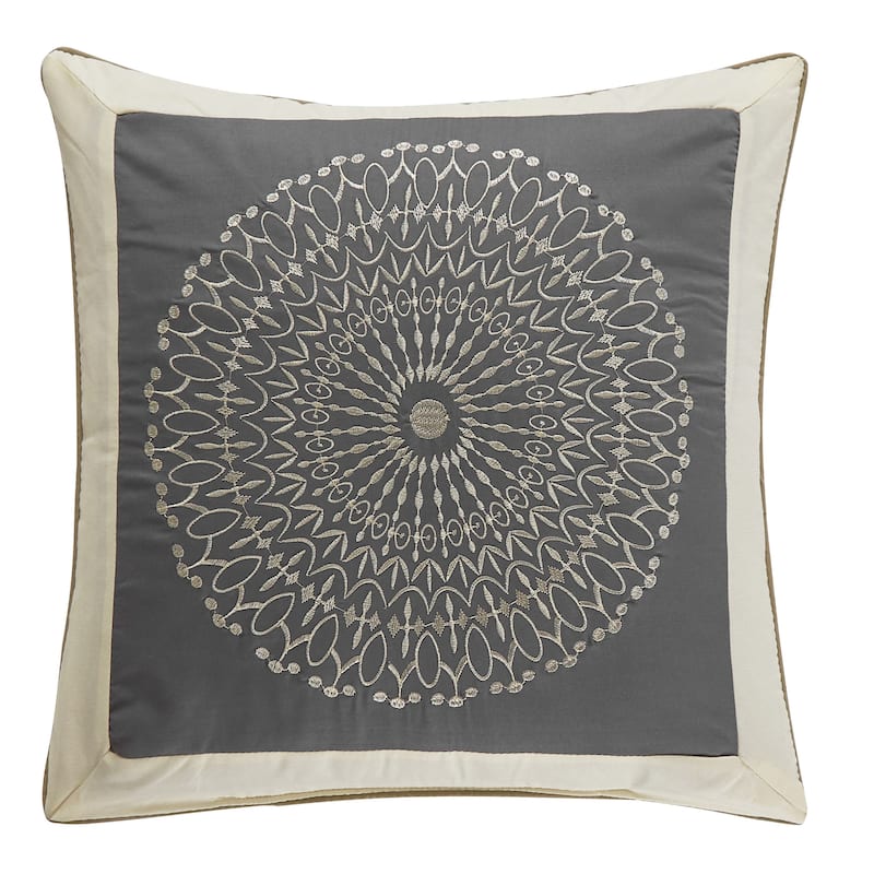 Nanshing Naomi 10-Piece Mandala Embroidery Comforter Set