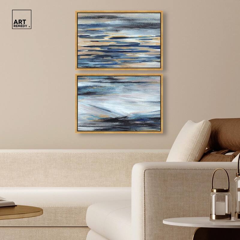 Endless Sea Canvas Set of 2 by Art Remedy