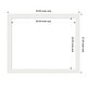 preview thumbnail 14 of 36, Amanti Art Vanity White Narrow Framed Dry Erase Magnetic Board 33 x 27 in