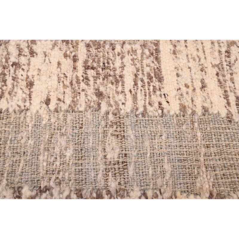 ECARPETGALLERY Flat-Weave Palas Denizli Grey Kilim - 5'5 x 7'5
