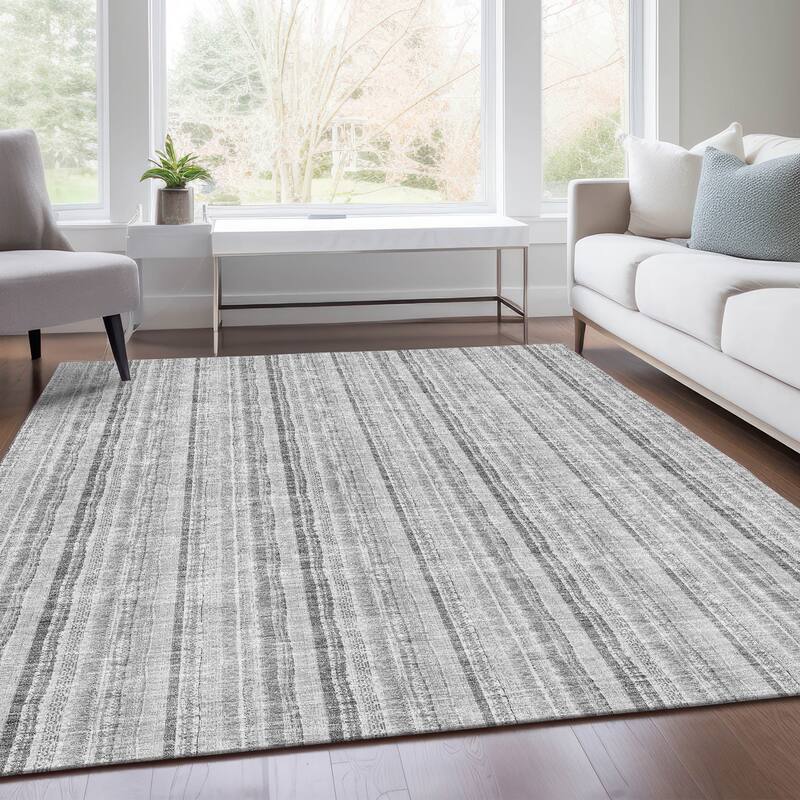 Premium Washable Super Soft Stripe Ombre Mayfield Rug